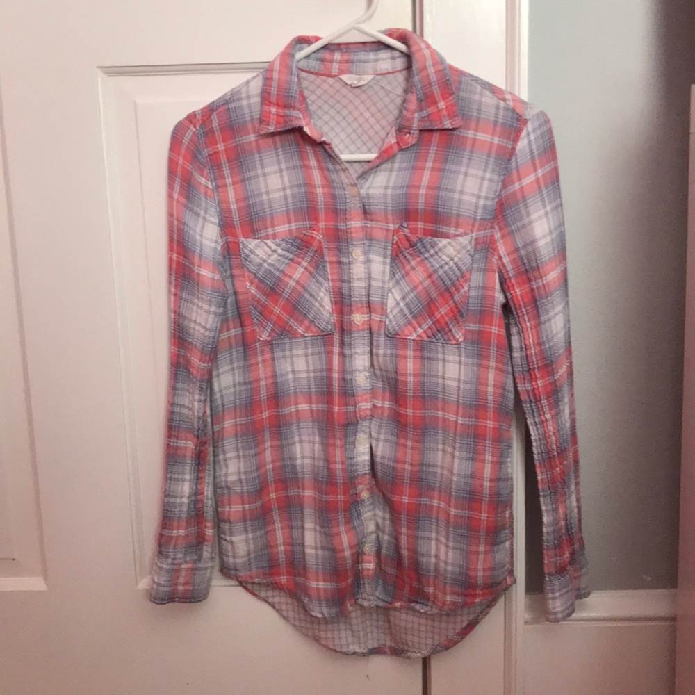 Aeropostale Pink/Purple Flannel
